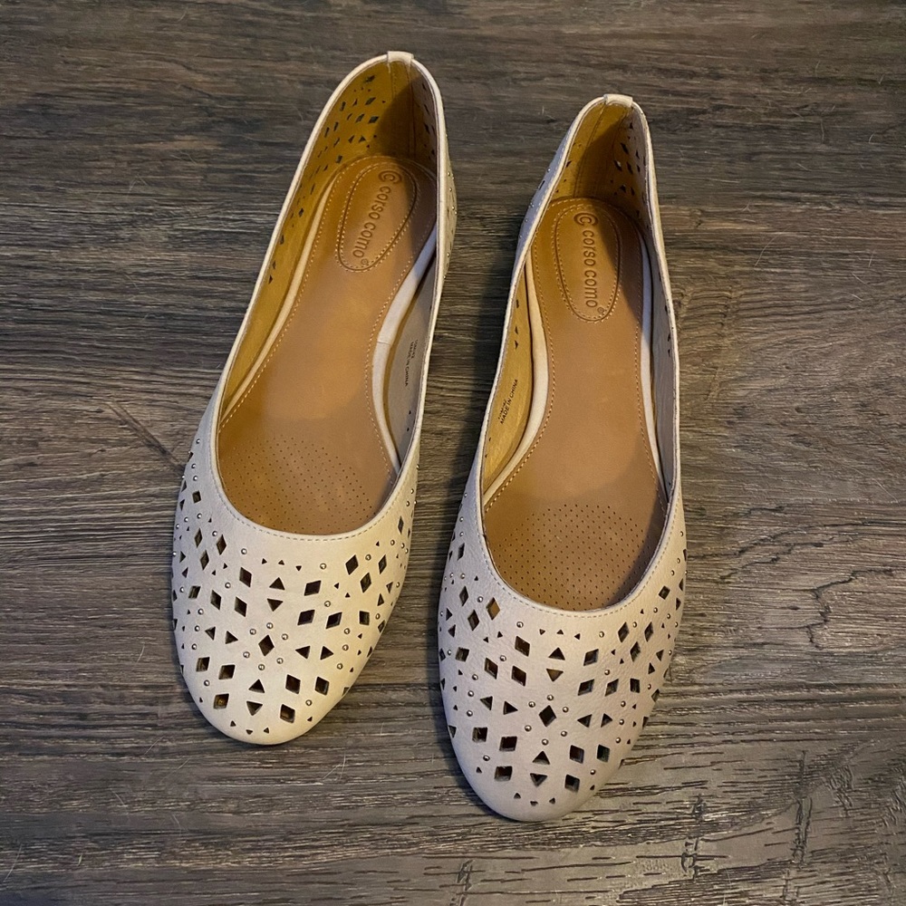 Corso Como Corrinee Nude Flat Size 10